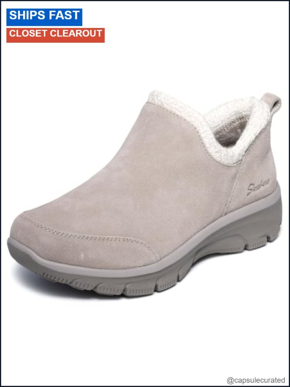 Suede Ankle Booties Slip-On Comfort Memory Foam Walk Shoes